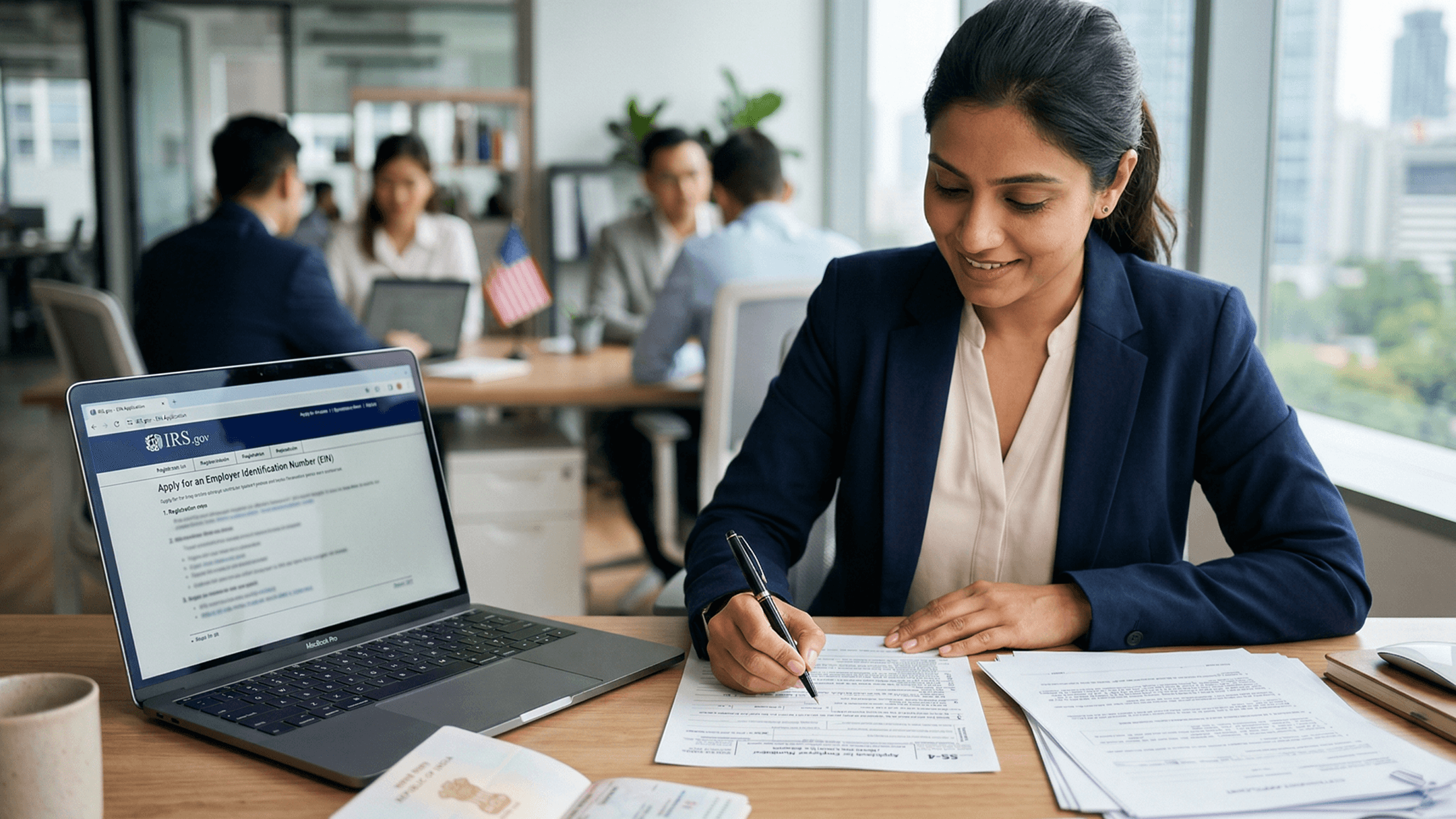 Visual cover for U.S. LLC guidance for Airbnb hosts based in South Africa